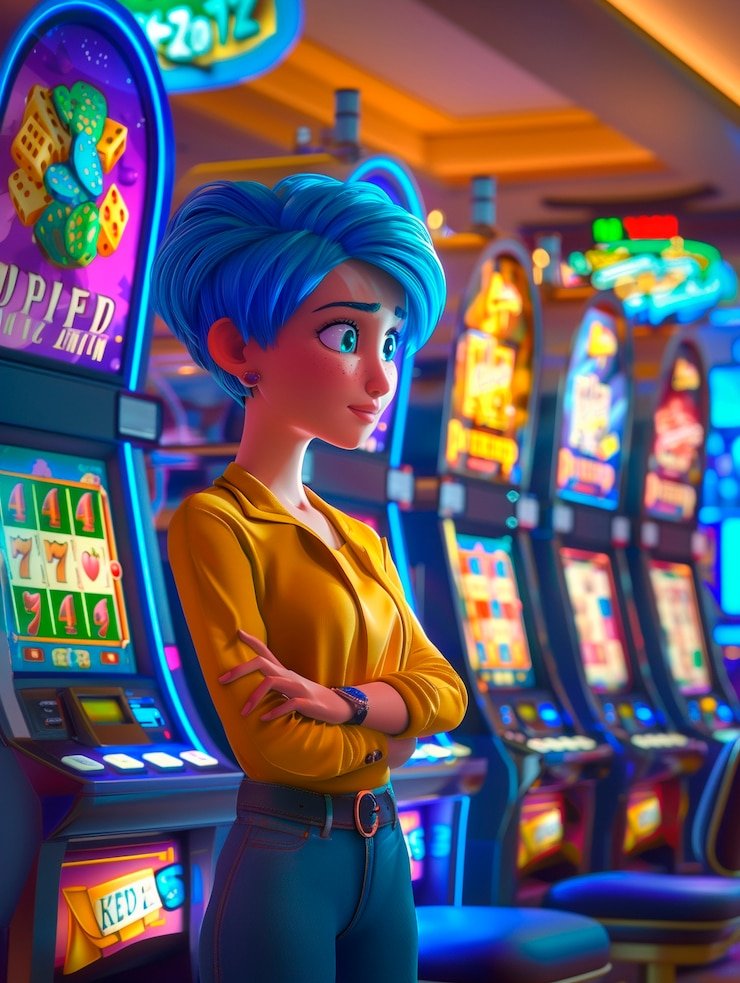Studio dealer langsung Three Card Poker dengan kartu HD di vila togel